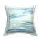 Cloudy Blue Beach Impression Decorative Printed Throw Pillow Design by Lera, 18 x 7 x 18